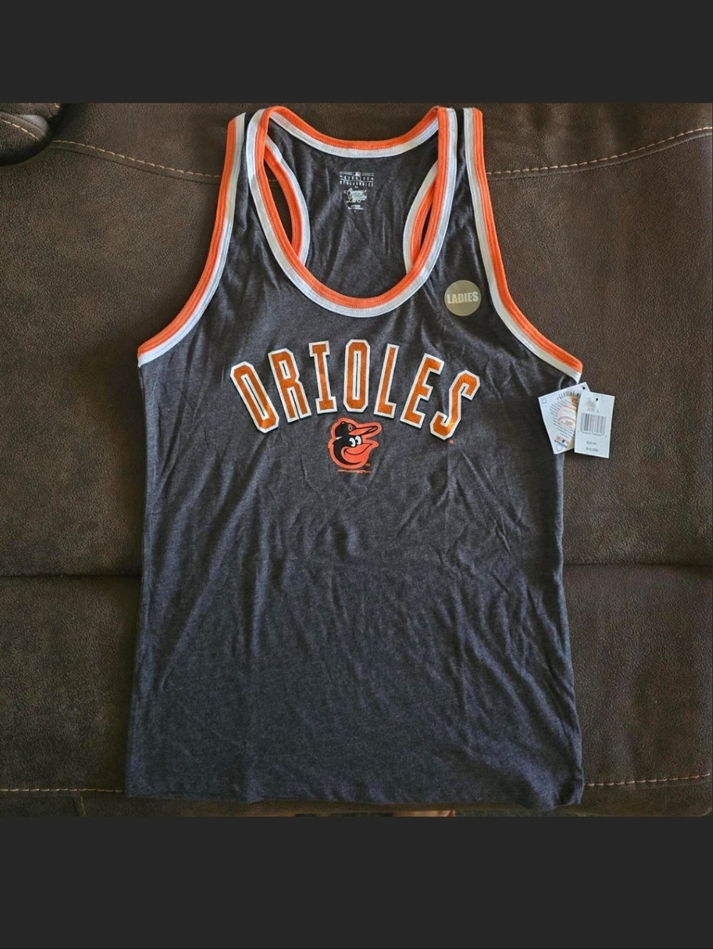MLB Campus Lifestyle Baltimore Orioles Womens Tank Top Size Small - Picture 5 of 8